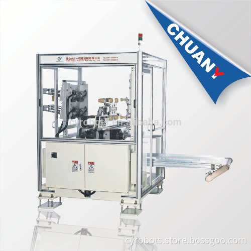 Automatic ice cream packaging container iml robotic arm for Injection Molding Machine Industrial with paper lid